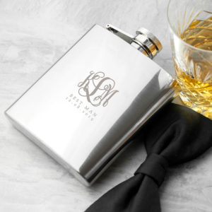 Product image of Monogrammed 6oz Hip Flask from Treat Republic