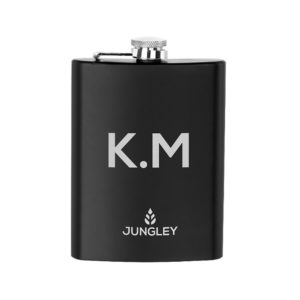 Product image of Personalised Stainless Steel Hip Flask from Treat Republic
