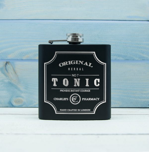 Product image of Personalised Tonic Vintage Hip Flask from Treat Republic