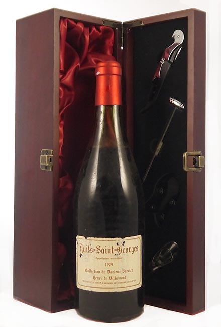 Product image of 1929 Nuits Saint Geroges Collection du Docteur Barolet Henri de Villamont 1929 from Vintage Wine Gifts