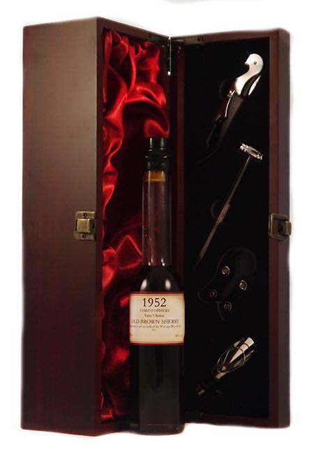 Product image of 1952 Very Choice Old Brown Sherry 1952 Christophers 20cl (Decanted Selection) from Vintage Wine Gifts