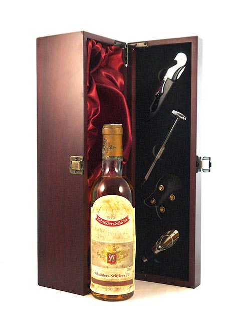 Product image of 1973 Sauternes 1973 Schroder & Schyler  (1/2 Bottle) from Vintage Wine Gifts