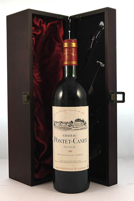 Product image of 1981 Chateau Pontet Canet 1981 Grand Cru Classe Pauilliac from Vintage Wine Gifts