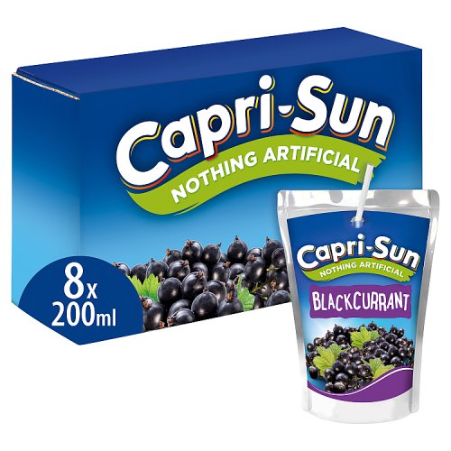Product image of Capri Sun Blackcurrant 8 Pack from British Corner Shop