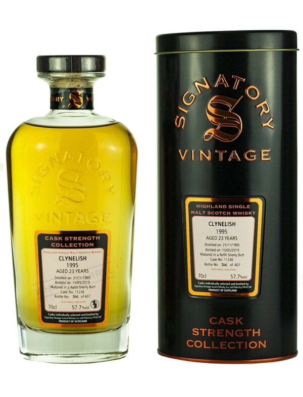 Product image of Clynelish 23 Year Old 1995 Signatory Cask Strength from The Whisky Barrel