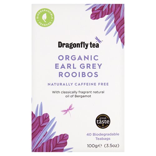 Product image of Dragonfly Rooibos Earl Grey 40 Teabags from British Corner Shop