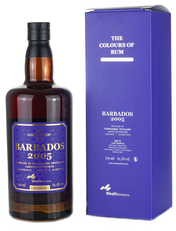 Product image of Foursquare 15 Year Old 2005 The Colours Of Rum Edition 7 from The Whisky Barrel