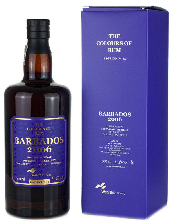 Product image of Foursquare 15 Year Old 2006 The Colours Of Rum Edition 15 from The Whisky Barrel