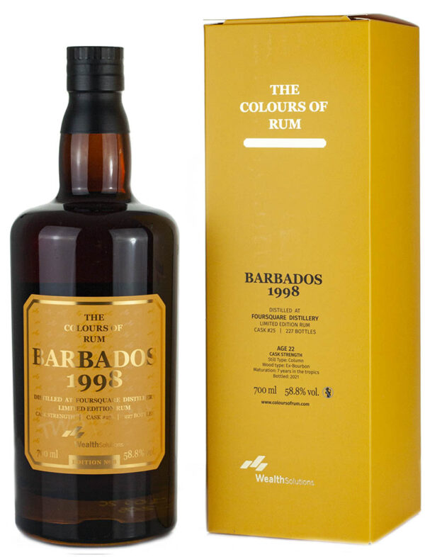 Product image of Foursquare 22 Year Old 1998 The Colours Of Rum Edition 8 from The Whisky Barrel