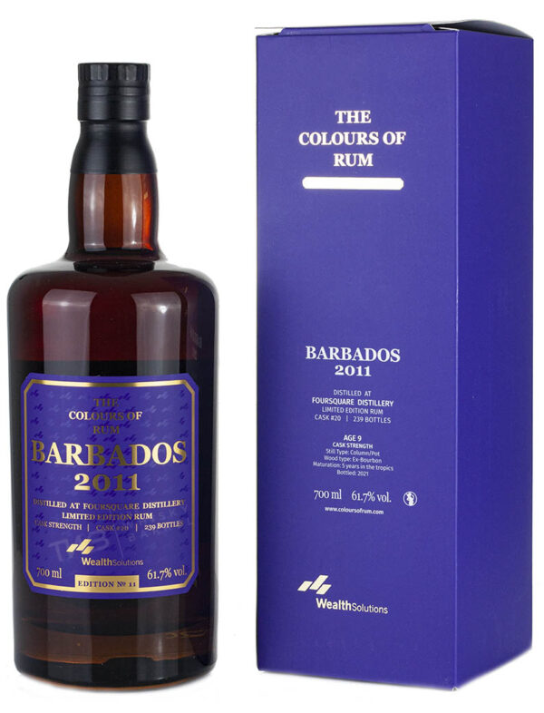 Product image of Foursquare 9 Year Old 2011 The Colours Of Rum Edition 11 from The Whisky Barrel