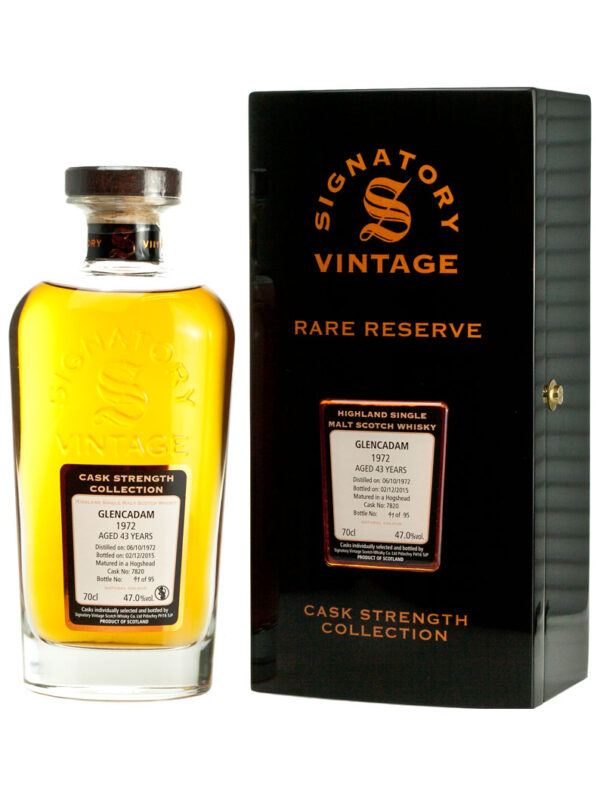 Product image of Glencadam 43 Year Old 1972 Signatory Rare Reserve from The Whisky Barrel