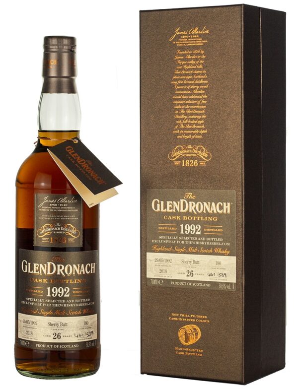 Product image of Glendronach 26 Year Old 1992 Exclusive from The Whisky Barrel