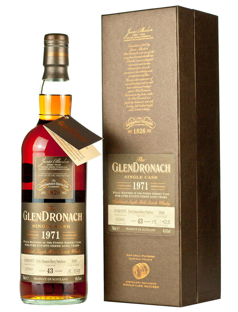 Product image of Glendronach 43 Year Old 1971 Batch 11 from The Whisky Barrel