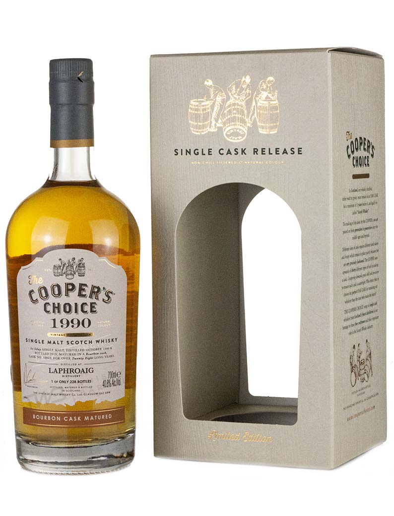 Product image of Laphroaig 28 Year Old 1990 Coopers Choice from The Whisky Barrel