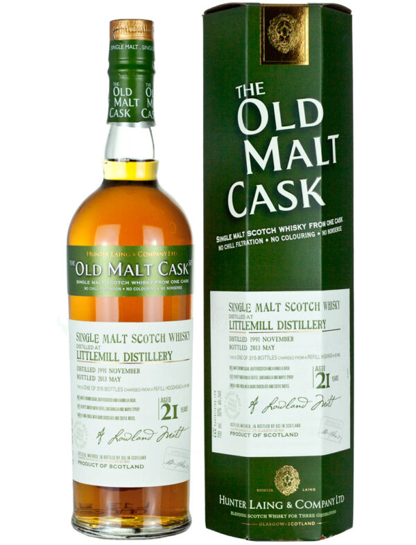 Product image of Littlemill 21 Year Old 1991 Old Malt Cask (2013) from The Whisky Barrel