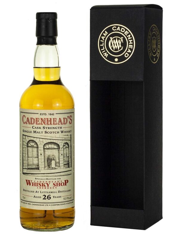 Product image of Littlemill 26 Year Old 1992 Aberdeen 2018 Release Cadenhead's from The Whisky Barrel