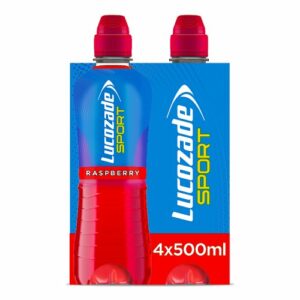 Product image of Lucozade Sport Raspberry 4 x 500ml from British Corner Shop