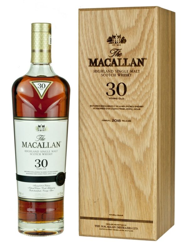 Product image of Macallan 30 Year Old Sherry Oak (2018) from The Whisky Barrel