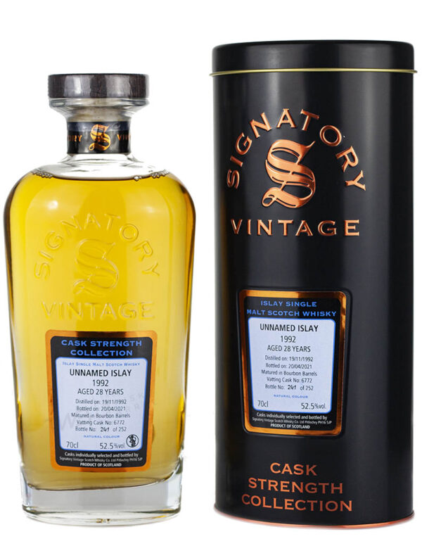 Product image of Mystery Malt (Laphroaig) Islay 28 Year Old 1992 Signatory Cask Strength from The Whisky Barrel