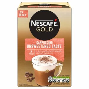 Product image of Nescafe Gold Unsweetened Cappuccino 8 Pack from British Corner Shop