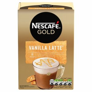 Product image of Nescafe Gold Vanilla Latte Drink 8 Sachets from British Corner Shop