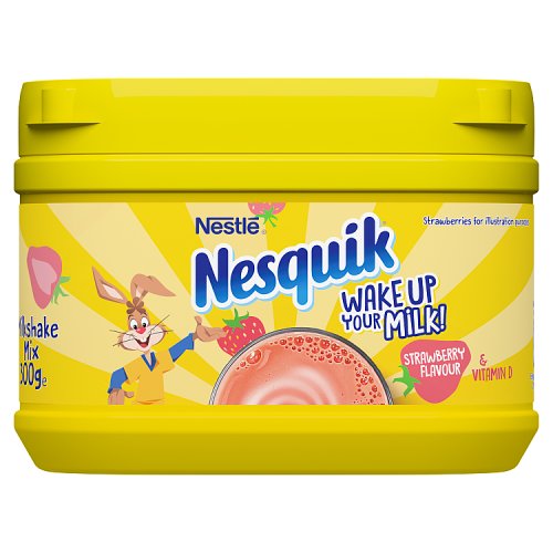 Product image of Nesquik Strawberry Milkshake Mix from British Corner Shop