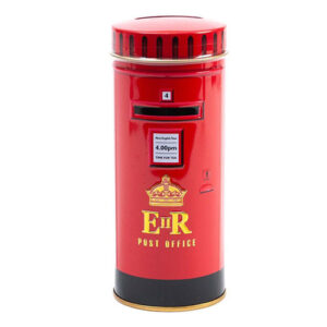 Product image of New English Teas Heritage Range English Icons Tall Post Box from British Corner Shop