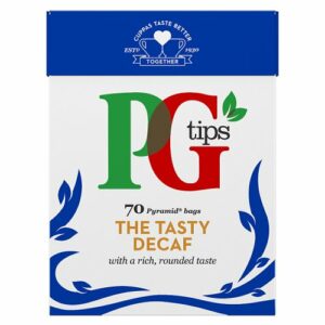 Product image of PG Tips Pyramid The Tasty Decaf Tea Bags 70s from British Corner Shop