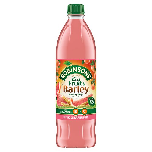 Product image of Robinsons Fruit & Barley Pink Grapefruit Squash from British Corner Shop