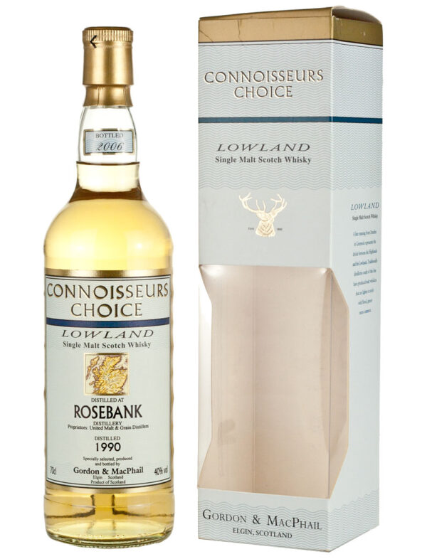 Product image of Rosebank 1990 Connoisseurs Choice (2006) from The Whisky Barrel