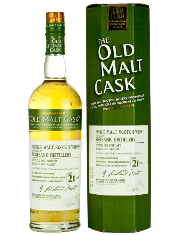 Product image of Rosebank 21 Year Old 1990 Old Malt Cask from The Whisky Barrel