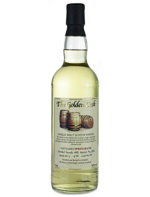 Product image of Springbank 13 Year Old 1992 The Golden Cask (2005) from The Whisky Barrel