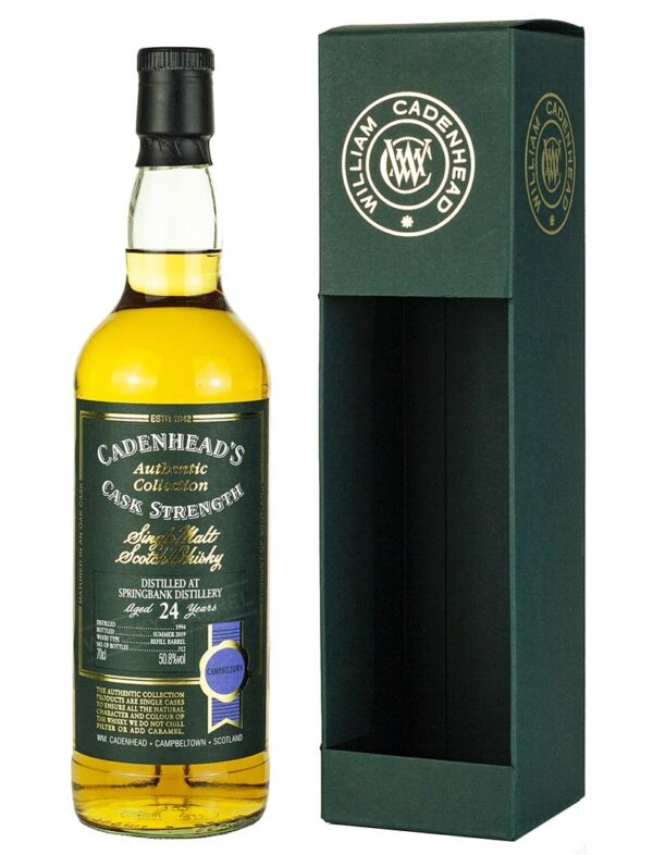 Product image of Springbank 24 Year Old 1994 Cadenhead's Cask Strength (2019) from The Whisky Barrel