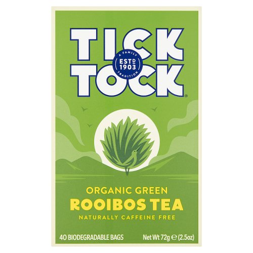 Product image of Tick Tock Green Rooibos Teabags 40s from British Corner Shop