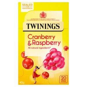 Product image of Twinings Cranberry & Raspberry Envelope Tea 20 from British Corner Shop