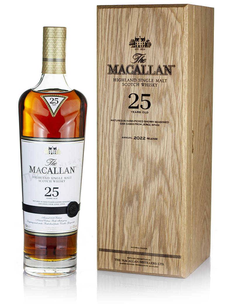 Product image of Macallan 25 Year Old Sherry Oak (2022) from The Whisky Barrel