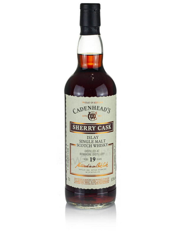 Product image of Bowmore 19 Year Old 2003 Cadenhead's Sherry Cask from The Whisky Barrel