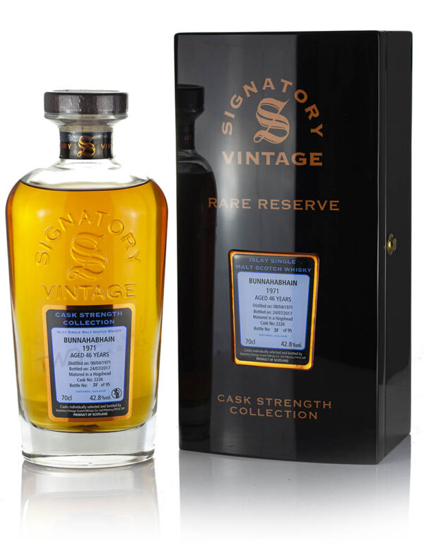 Product image of Bunnahabhain 46 Year Old 1971 Signatory Rare Reserve from The Whisky Barrel