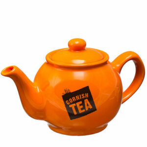 Product image of Cornish Tea Company 2 Cup Orange Tea Pot from Devon Hampers