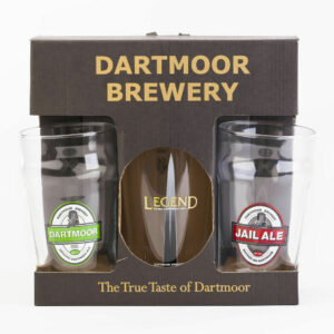 Product image of Dartmoor Brewery Glass Gift Set - Standard Box from Devon Hampers