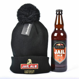 Product image of Dartmoor Brewery Jail Ale 500ml and Hat - Printed Box from Devon Hampers
