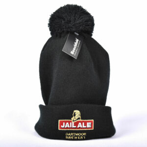 Product image of Dartmoor Jail Ale Fine Knit Beanie Hat from Devon Hampers
