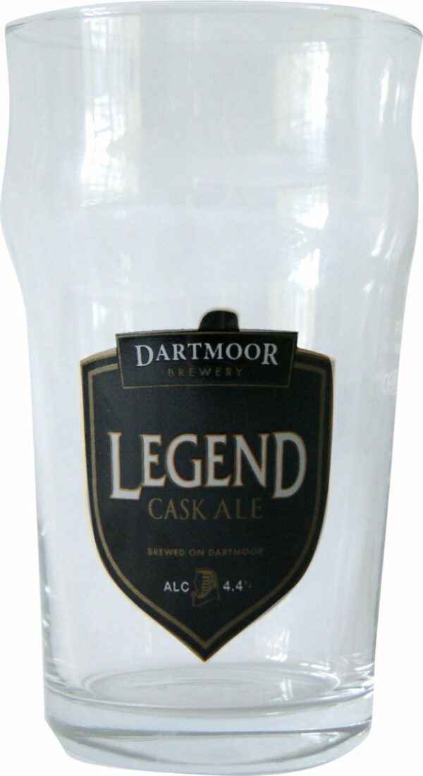 Product image of Dartmoor Brewery Legend Pint Glass from Devon Hampers