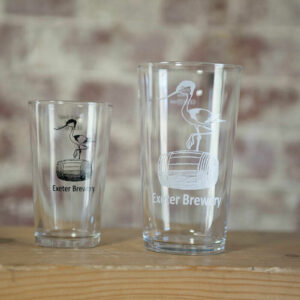 Product image of Exeter Brewery Half Pint Glasses from Devon Hampers