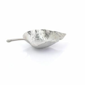 Product image of Heart Shaped Tin Tea Strainer & Porcelain Tea Tidy from Devon Hampers