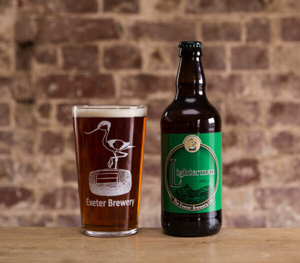 Product image of Exeter Brewery Lighterman 500ml from Devon Hampers