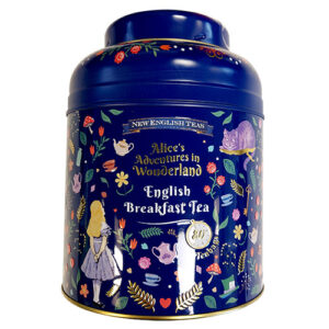 Product image of New English Teas Alice in Wonderland Tin 80 English Breakfast Teabags from British Corner Shop