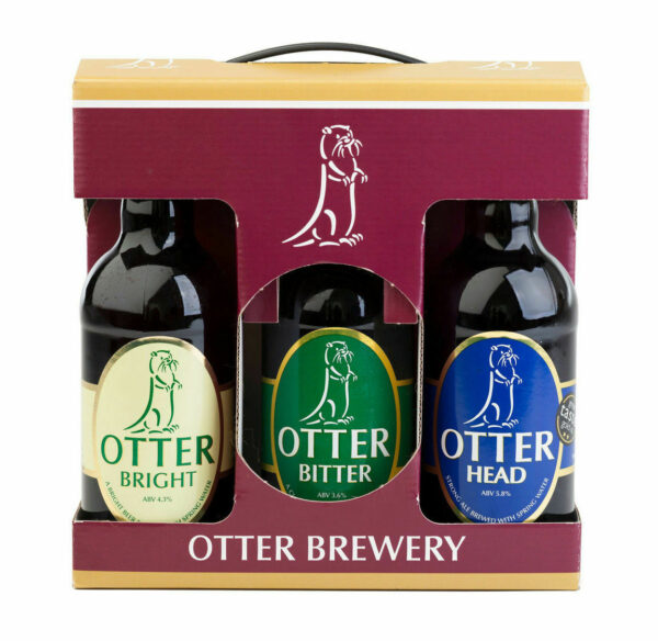 Product image of Otter Brewery Three Ales Gift Pack - 3 x 500ml - Standard Box from Devon Hampers