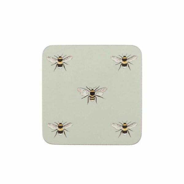 Product image of Sophie Allport Bees Coasters in a Set of 4 from Devon Hampers