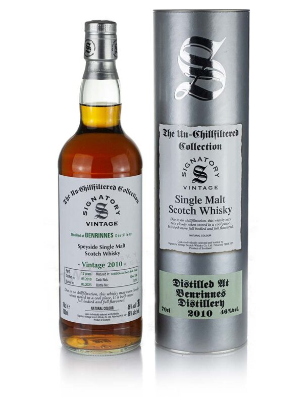 Product image of Benrinnes 12 Year Old 2010 Signatory Un-Chillfiltered from The Whisky Barrel